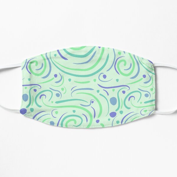 Analogous colors pattern Flat Mask