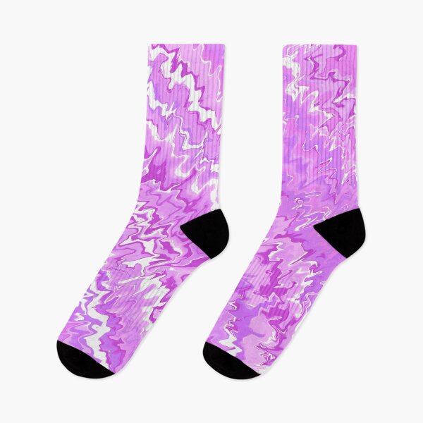 Item preview, Modern Liquid Swirl Abstract Pattern Vibrant Neon Purple, Lilac, Pastel Tones Multicolor Design designed and sold by theprintedclub.