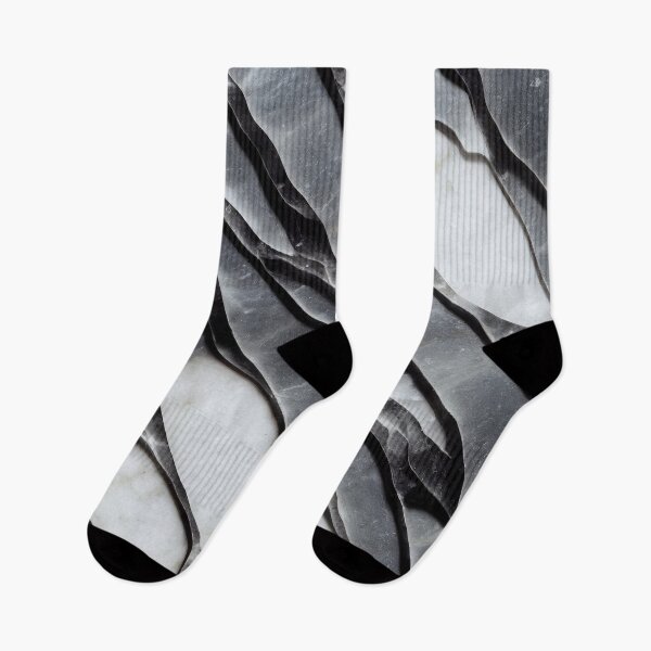 Item preview, Shale rock black-white pattern designed and sold by AppleElf.
