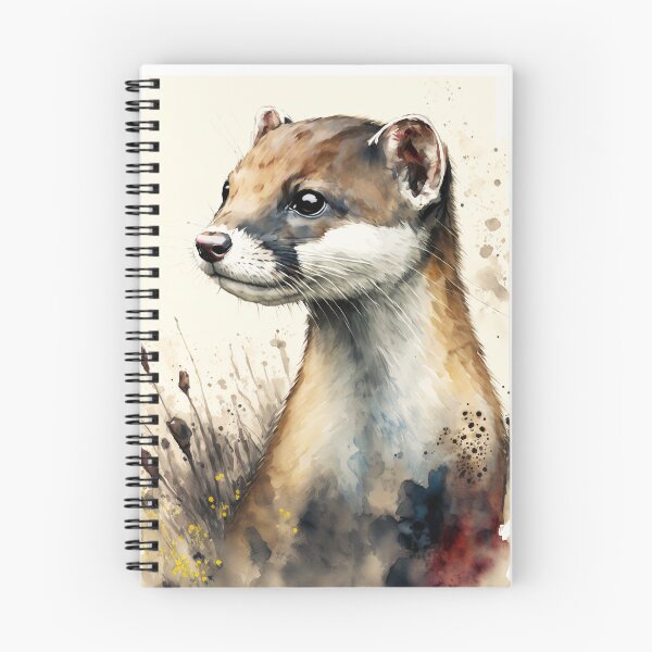 Item preview, Watercolour Stoat designed and sold by NattyCorvus.