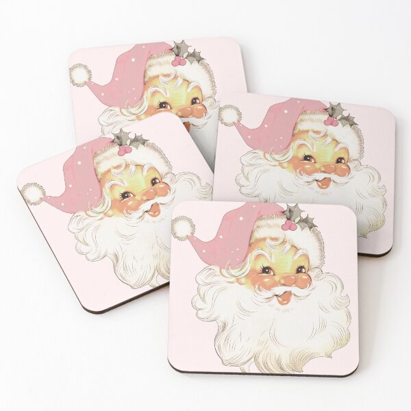 Item preview, Retro Vintage Pink Santa Claus  designed and sold by All-The-Tees.
