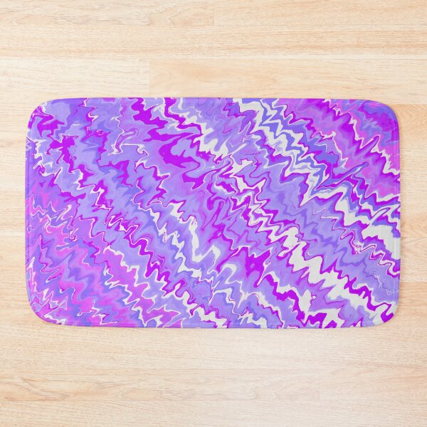 Item preview, Modern Liquid Swirl Abstract Pattern Vibrant Neon Purple, Purple Tones Multicolor Design designed and sold by theprintedclub.