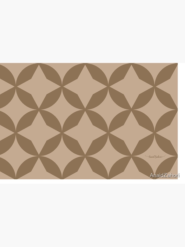 Imagen 2 de 2, Funda para portátil con la obra Geometric marrón, diseñada y vendida por AnaidZahori.
