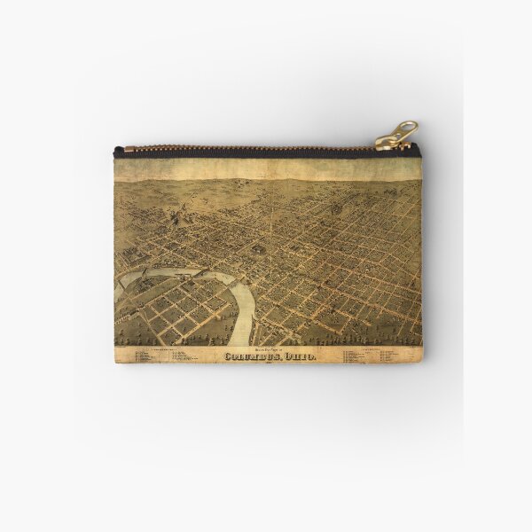 Item preview, Birds eye view of Columbus, Ohio (1872) designed and sold by allhistory.