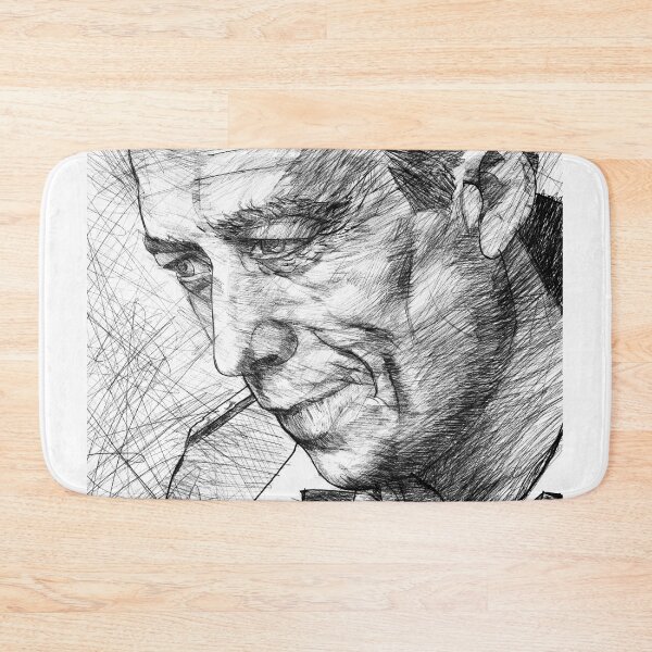 Item preview, ALBERT CAMUS black and white pencil portrait .1 designed and sold by lautir.