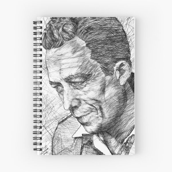 Item preview, ALBERT CAMUS black and white pencil portrait .1 designed and sold by lautir.