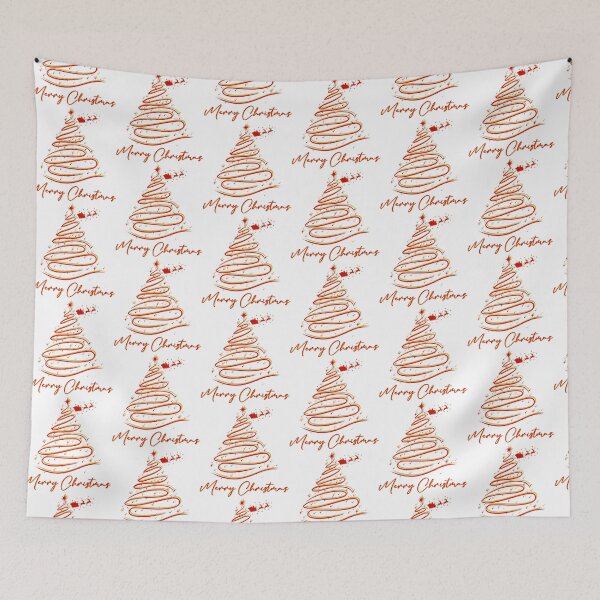 Item preview, Merry Christmas fir tree reindeer designed and sold by Radixbarny.