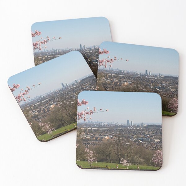 Item preview, London sakura cityscape designed and sold by hawkie.