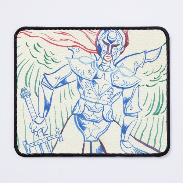 Item preview, Armored Angel colored ink painting designed and sold by Hynek Šnajdr.
