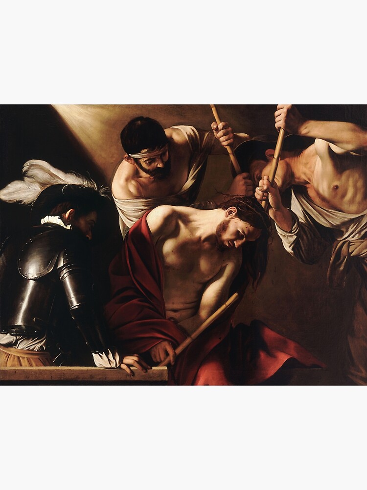 High Resolution Caravaggio The Crowning with Thorns 1602 by high-res-art