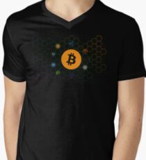 Bitcoin Men's V-Neck T-Shirt