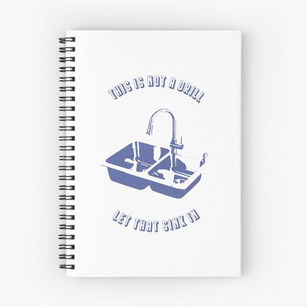 Item preview, Let That Sink In (textured blue version) designed and sold by toolongdidntdraw.
