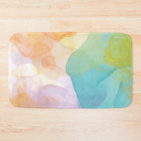 Item preview, Orange Blue Purple Yellow Ink Drops designed and sold by miyu11.