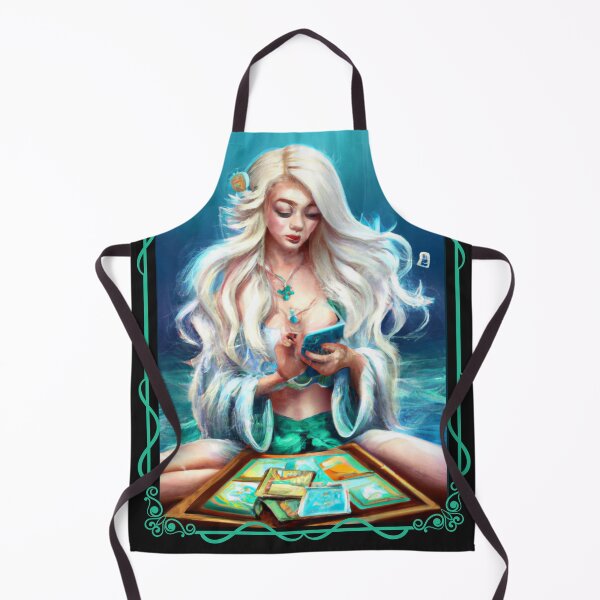 Item preview, GIRL READING TAROT CARDS UNDER THE SEA designed and sold by DanaMire.