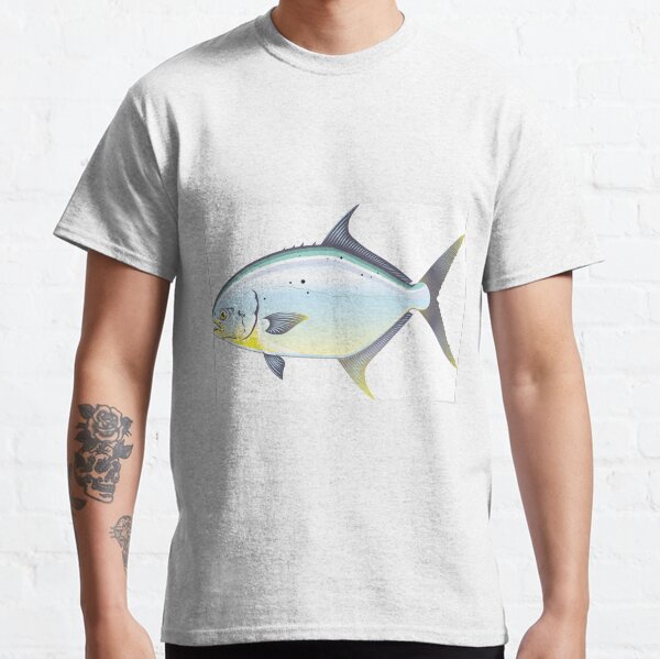 "Pompano Fish " Tshirt for Sale by vectorworks51 Redbubble angling