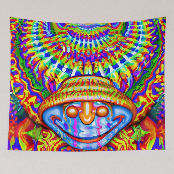 Item preview, Shrooming Homie - Trippy Psychedelic Art designed and sold by TheThirdEye.