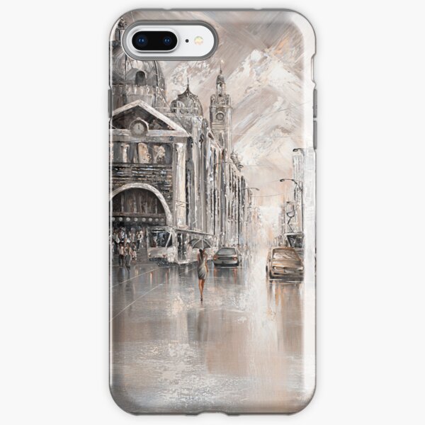 Rainy Day in Melbourne, Flinders Station iPhone Tough Case