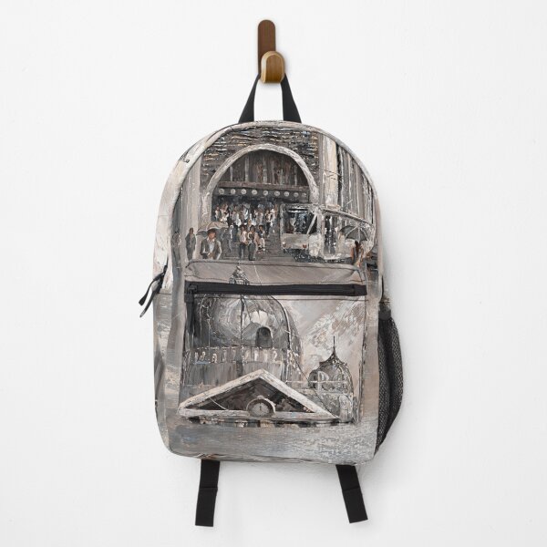 Item preview, Rainy Day in Melbourne, Flinders Station designed and sold by BellasArtStudio.