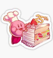 Kirby 25th Anniversary Sticker