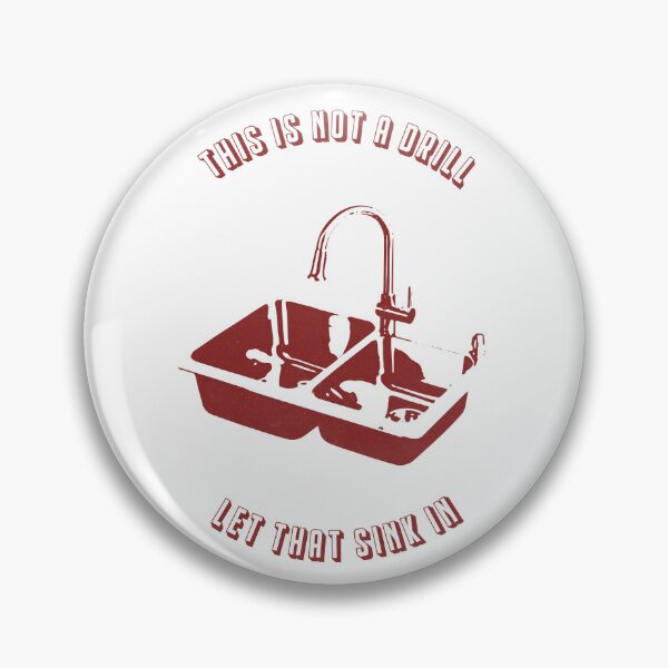 Item preview, Let That Sink In (textured red version) designed and sold by toolongdidntdraw.