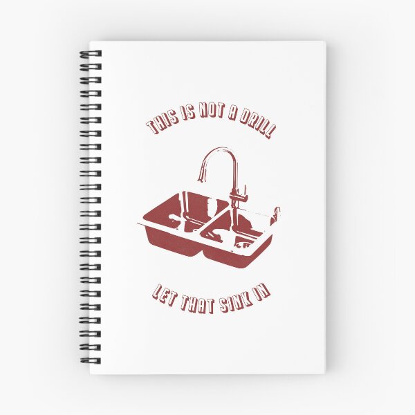 Item preview, Let That Sink In (textured red version) designed and sold by toolongdidntdraw.