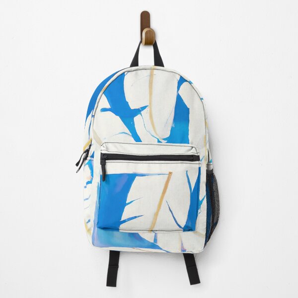 Item preview, Feathers Floating in the Water - Abstract Art - Blue and White designed and sold by Inomaly Art.