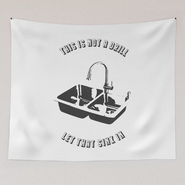 Item preview, Let That Sink In (textured version) designed and sold by toolongdidntdraw.