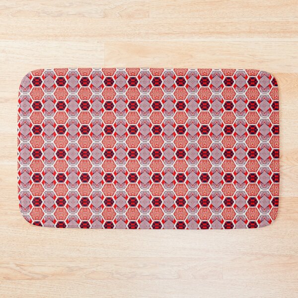Item preview, Red Black and White Geos 1 designed and sold by debutpagesart.