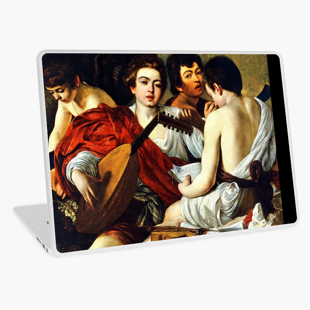 High Resolution Caravaggio The Musicians (Concert of Youths) 1595 Laptop Skin