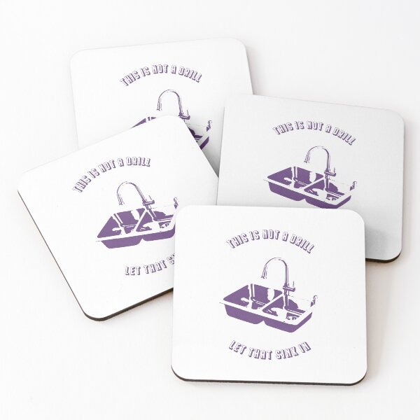 Item preview, Let That Sink In (textured purple version) designed and sold by toolongdidntdraw.