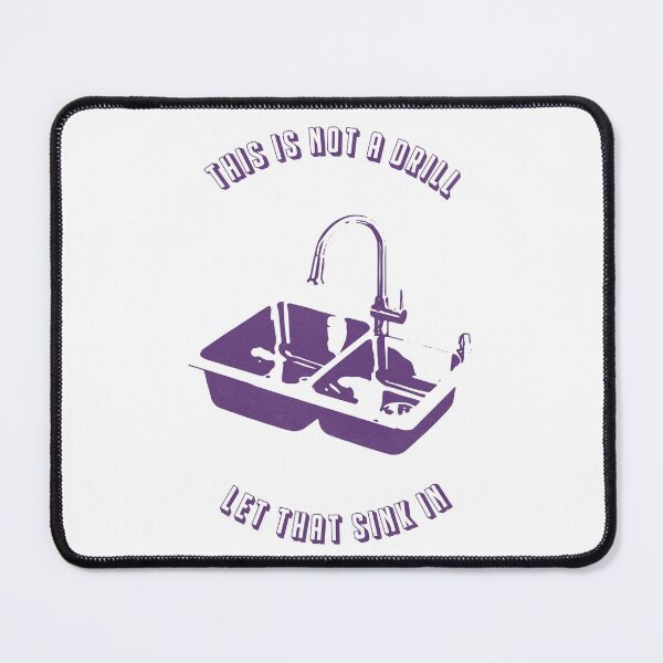 Item preview, Let That Sink In (textured purple version) designed and sold by toolongdidntdraw.