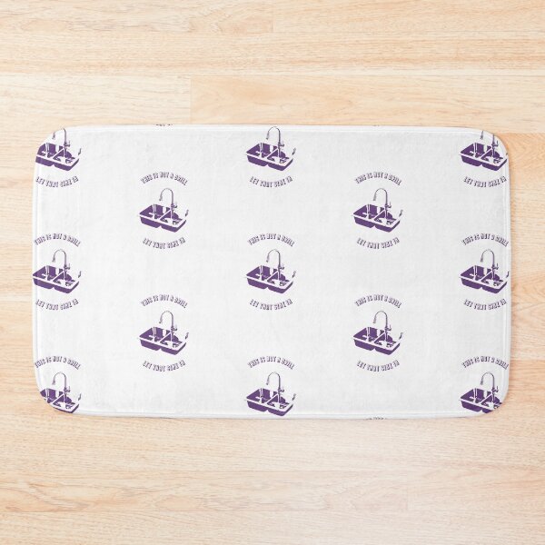 Item preview, Let That Sink In (textured purple version) designed and sold by toolongdidntdraw.