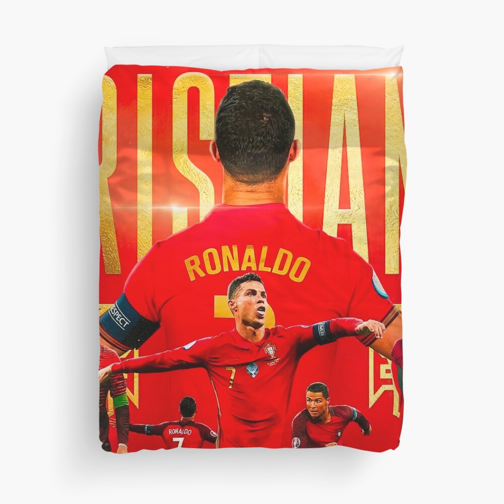 TwinsDesignsGifts New Kids Portugal Ronaldo Home Premium Soccer Uniform 2022