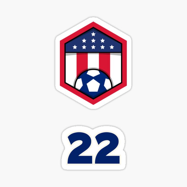 "U.S.A - 22" Sticker for Sale by your-dreamstore | Redbubble