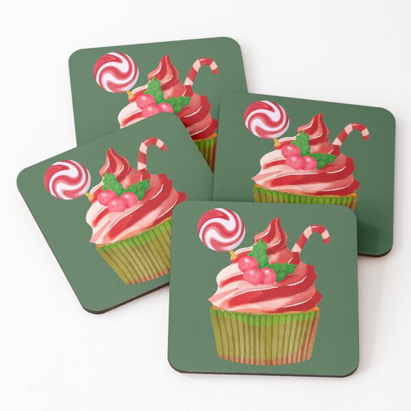 Item preview, cute chrismas cupcake designed and sold by Deeepression.