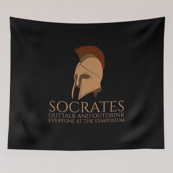 Item preview, Ancient Greek Philosopher - Socrates At The Symposium designed and sold by Styrman.