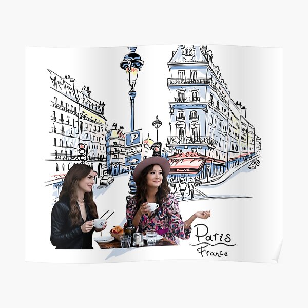 Emily In Paris Emily In Paris Like Wearing Poetry Poster For Sale By Ruhanam Redbubble