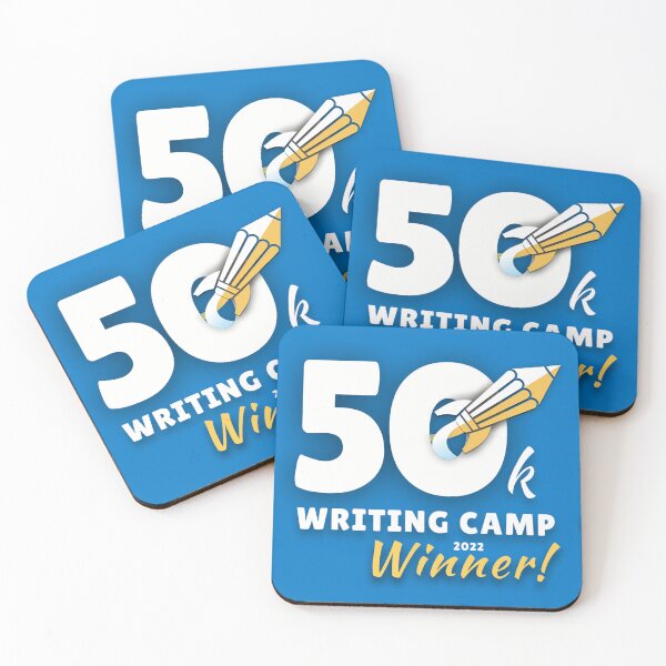 Item preview, 50k Writing Camp WINNER 2022 designed and sold by devilsrockpub.