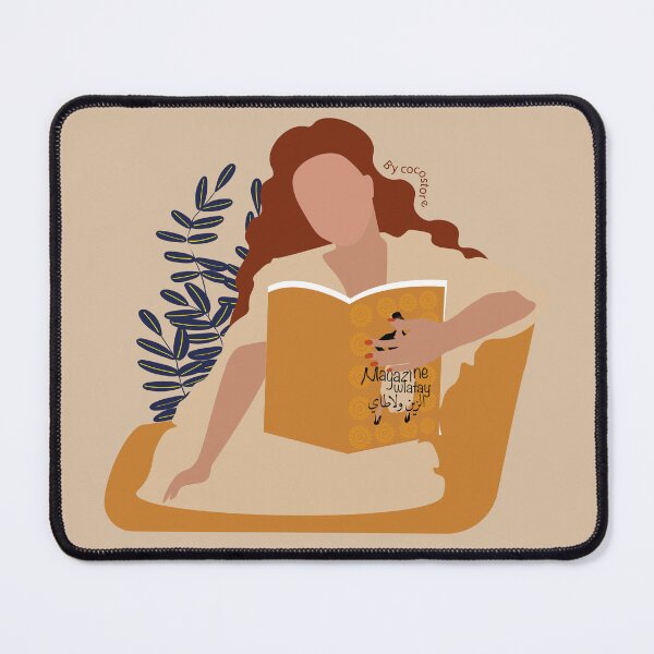 Item preview, Girl reading Arabic magazine designed and sold by By Coco store.