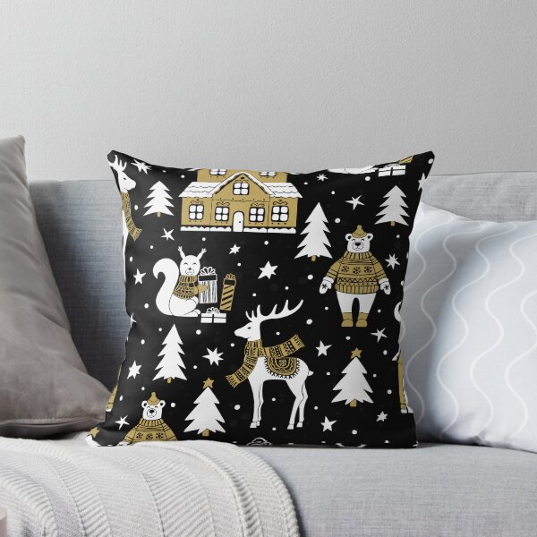 Item preview, Christmas Gift, Christmas Pattern yellow-black designed and sold by reonart.