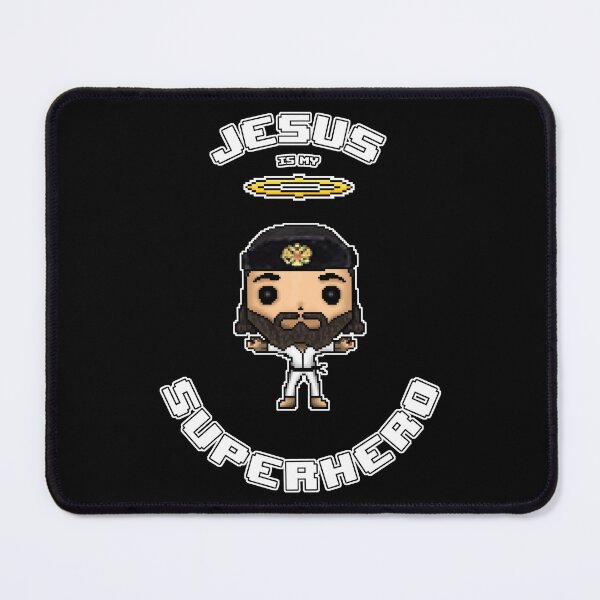 Item preview, Jesus Is My Superhero Vintage Retro Bearskin Karate Edition designed and sold by BSinterational.