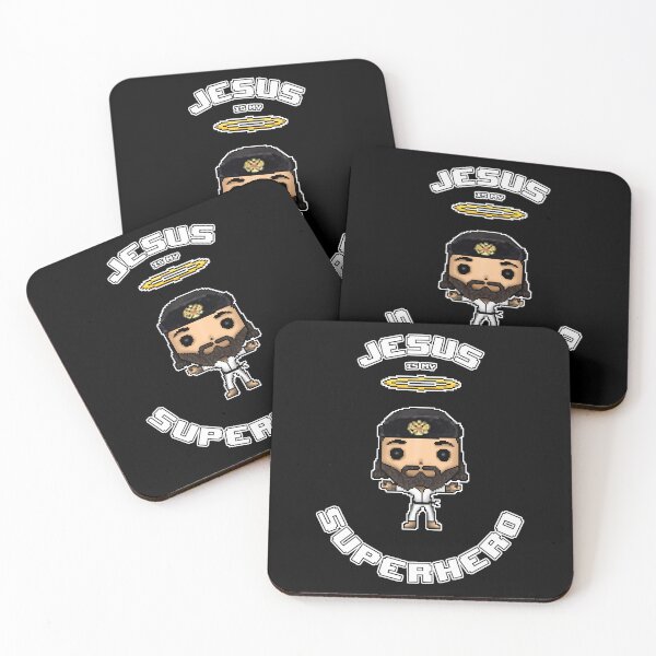 Item preview, Jesus Is My Superhero Vintage Retro Bearskin Karate Edition designed and sold by BSinterational.