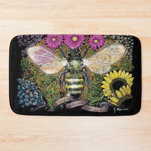 Item preview, The hum of bees is the voice of the garden designed and sold by Ty Meier.