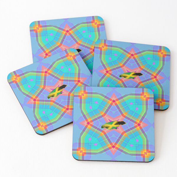 Item preview, UNFORGETTABLE WEST INDIES CHRISTMAS SOUVENIRS - UNIQUE ABSTRACT CARIBBEAN GEOMETRIC PATTERN - GREATJAMAICAN VIBES FLAG INSPIRATION designed and sold by Ralek.