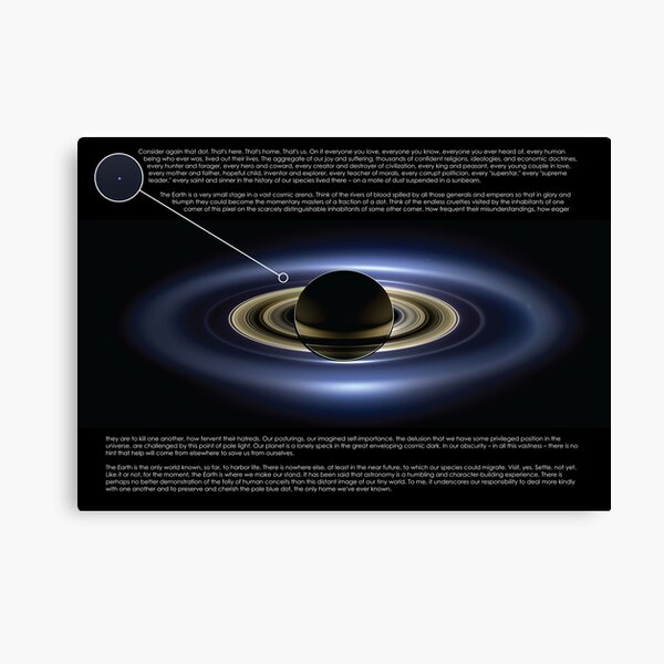 Pale Blue Dot Canvas Print