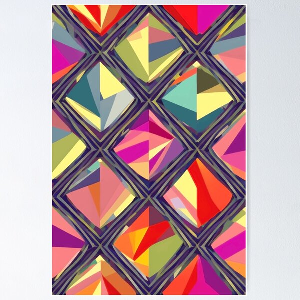 Item preview, Beautiful Vivid Geometric Pattern designed and sold by Trace1234.