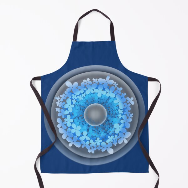 Item preview, Mandala.Transparent balloons and blue flowers designed and sold by KateQR.