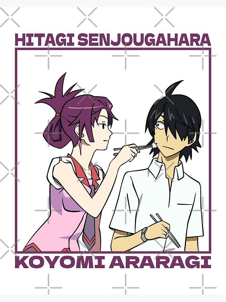 Anime, Monogatari (Series), Hitagi Senjōgahara, Koyomi Araragi, HD  wallpaper | Peakpx