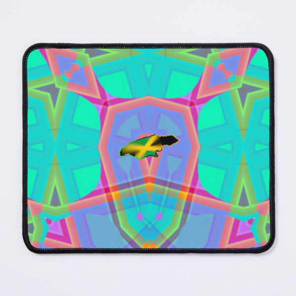 Item preview, UNFORGETTABLE WEST INDIES CHRISTMAS SOUVENIRS - UNIQUE ABSTRACT CARIBBEAN GEOMETRIC PATTERN - GREATJAMAICAN VIBES FLAG INSPIRATION designed and sold by Ralek.