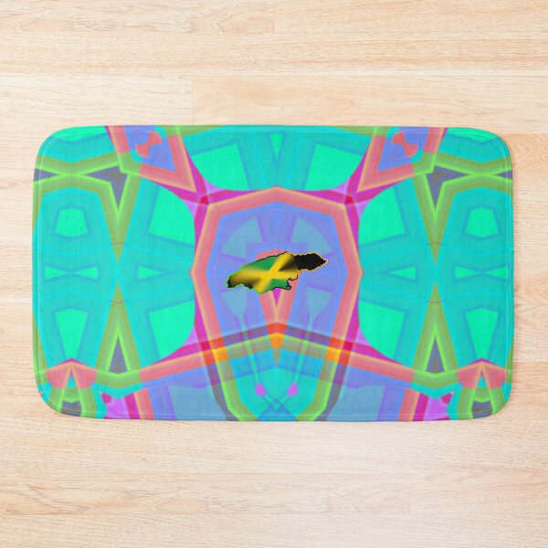 Item preview, UNFORGETTABLE WEST INDIES CHRISTMAS SOUVENIRS - UNIQUE ABSTRACT CARIBBEAN GEOMETRIC PATTERN - GREATJAMAICAN VIBES FLAG INSPIRATION designed and sold by Ralek.